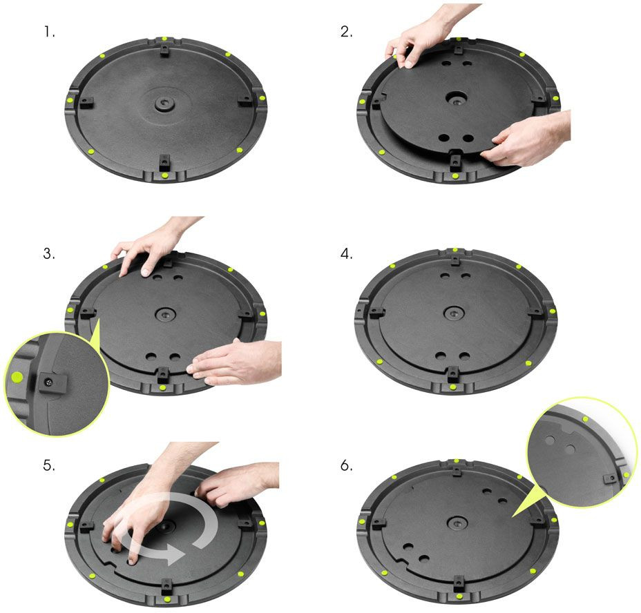 Galerijní obrázek č.2 Příslušenství stojanů GRAVITY WMB 123 WPB
