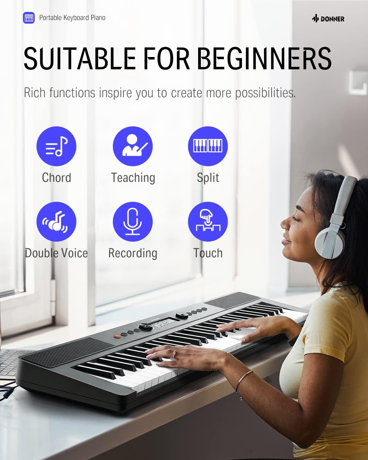 Galerijní obrázek č.9 Digitální piana DONNER SD-10 A-Stock