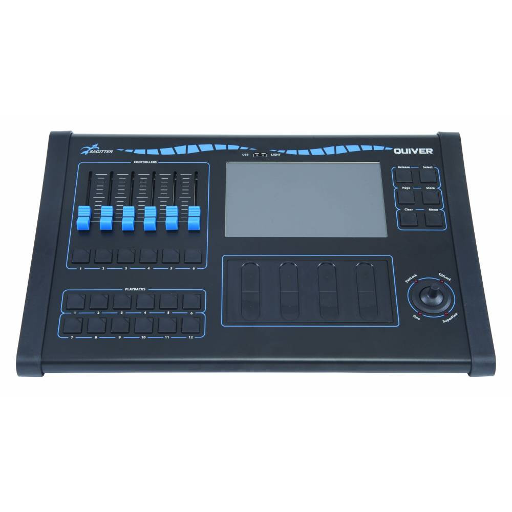 Hlavní obrázek Hardwarové DMX kontrolery SAGITTER Saggiter QUIVER