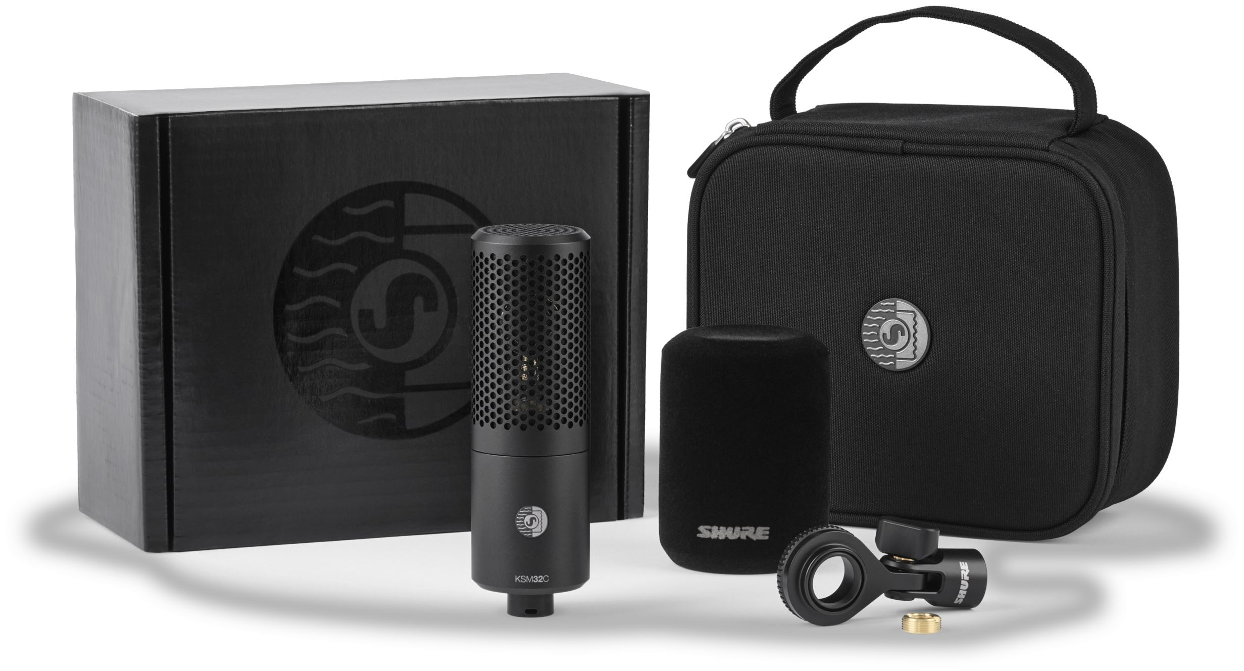 Hlavní obrázek Velkomembránové kondenzátorové mikrofony SHURE KSM32C/HM