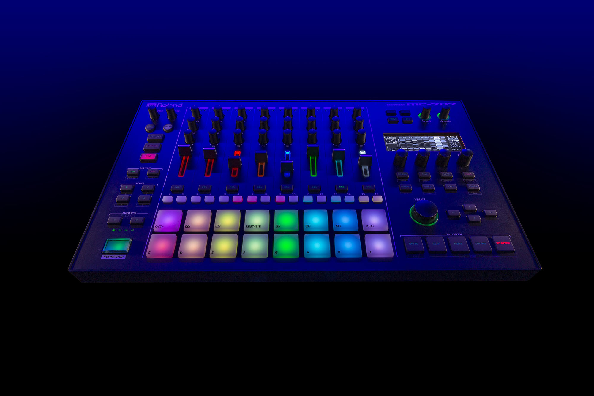 Galerijní obrázek č.13 DJ efektory a loopery ROLAND MC-707 GROOVEBOX