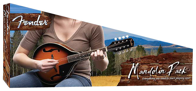 Hlavní obrázek Mandolíny, ostatní FENDER FM-100 Mandolin Value Pack