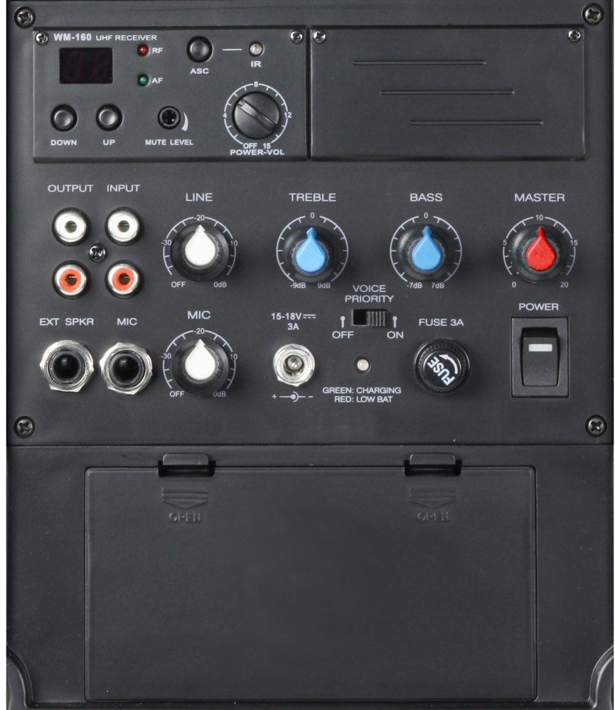 Galerijní obrázek č.3 Mobilní a bateriově napájené reproboxy LD SYSTEMS Roadboy 65 B5 (655 - 679 MHz)