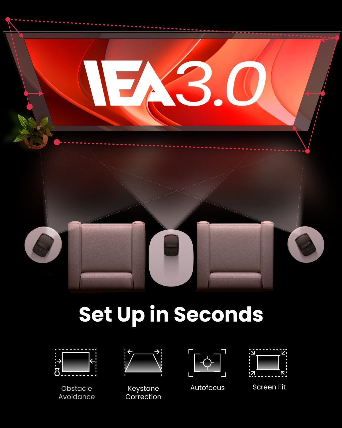 Galerijní obrázek č.6 Přenosné přehrávače a projektory ANKER Nebula Mars 3 Air A-Stock