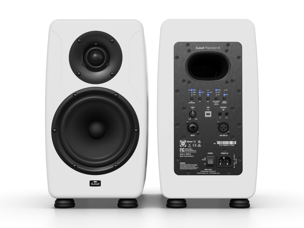 Galerijní obrázek č.1 Aktivní monitory s DSP korekcí akustiky IK MULTIMEDIA iLoud Precision 6 - White