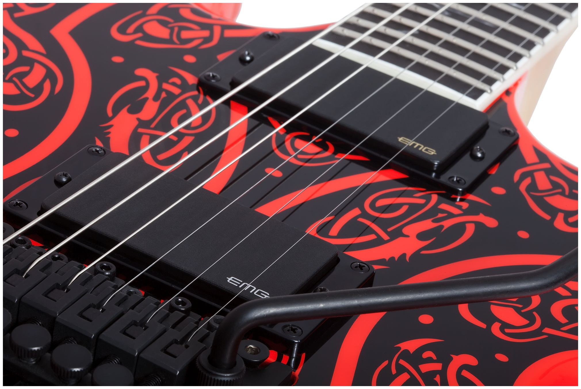 Galerijní obrázek č.8 Hard&heavy SCHECTER Wylde Audio Warhammer FR Norse Dragon Pinstripe - Red