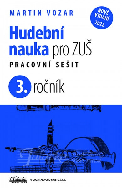 Hlavní obrázek Zpěvníky a učebnice PUBLIKACE Hudební nauka pro ZUŠ 3. ročník - Martin Vozar