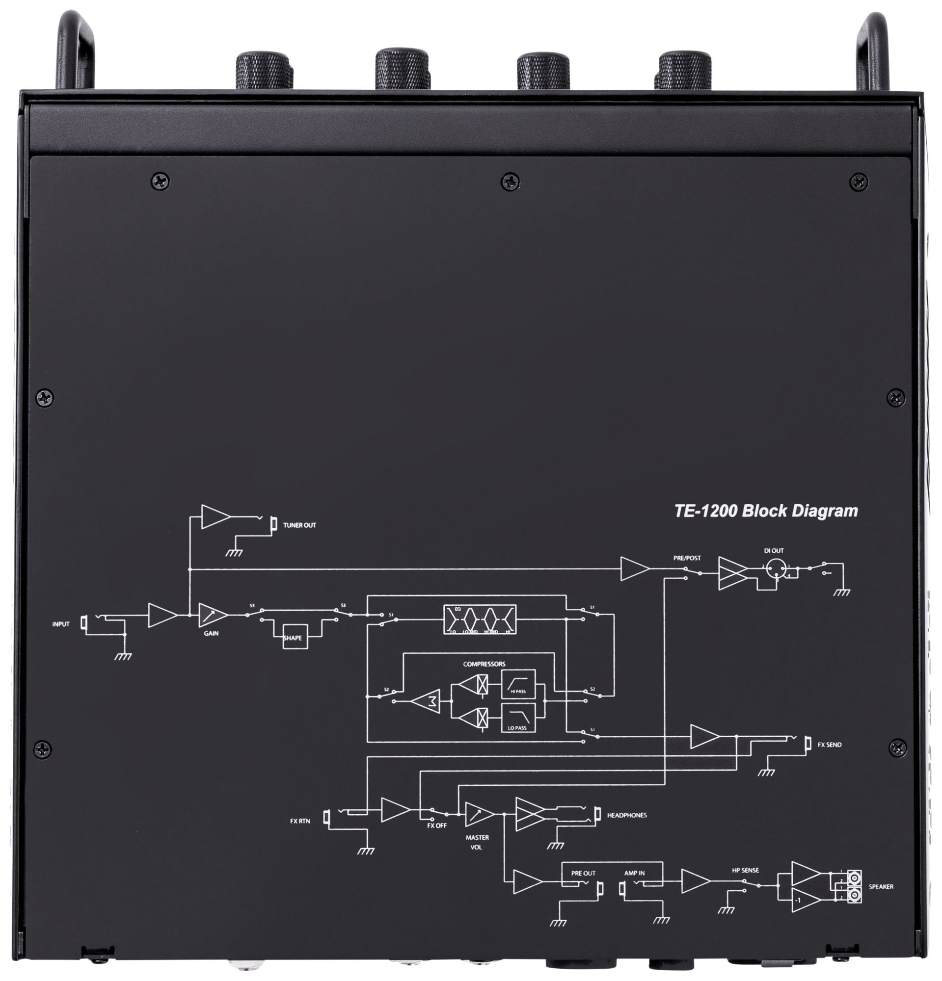 Galerijní obrázek č.6 Tranzistorové zesilovače TRACE ELLIOT TE-1200 Bass Amplifier Head