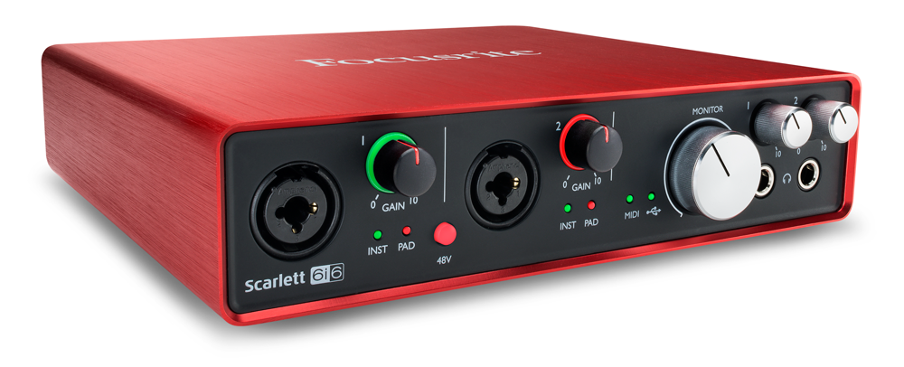 Galerijní obrázek č.4 USB zvukové karty FOCUSRITE Scarlett 6i6 2nd Gen
