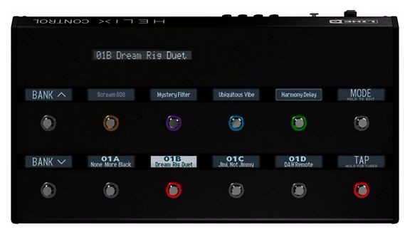 Hlavní obrázek Footswitche a přepínače LINE 6 Helix Control