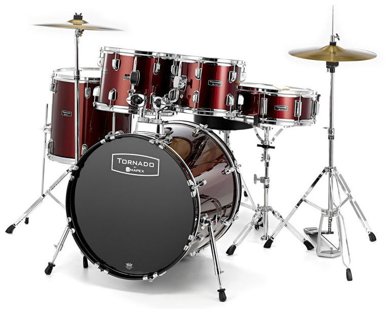 Hlavní obrázek 20“; 10“, 12“; 14“ MAPEX TND5044TCDK Tornado - Dark Red