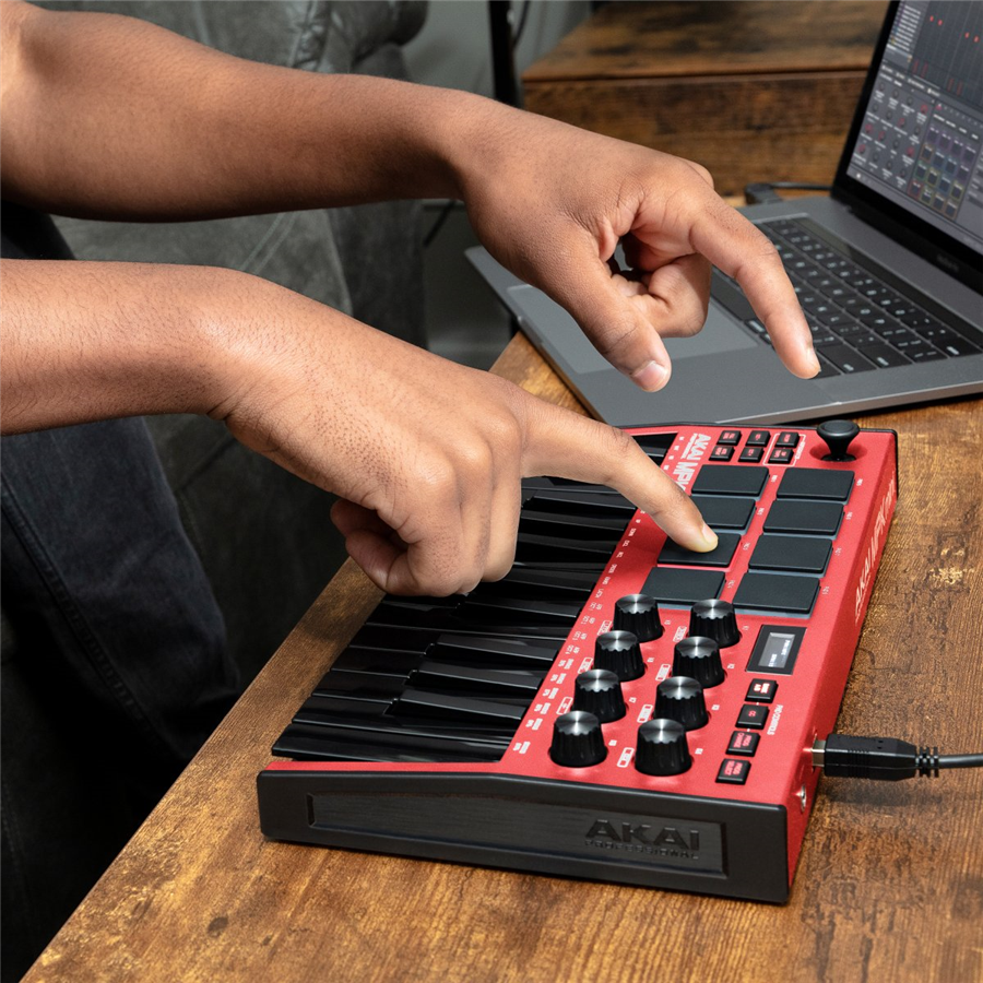 Galerijní obrázek č.3 MIDI keyboardy AKAI MPK mini MK3 Red