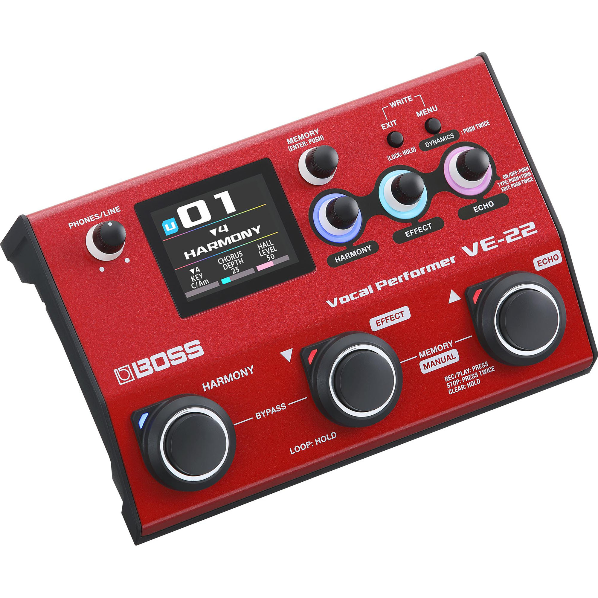 Galerijní obrázek č.2 Vokální procesory a harmonizery BOSS VE-22