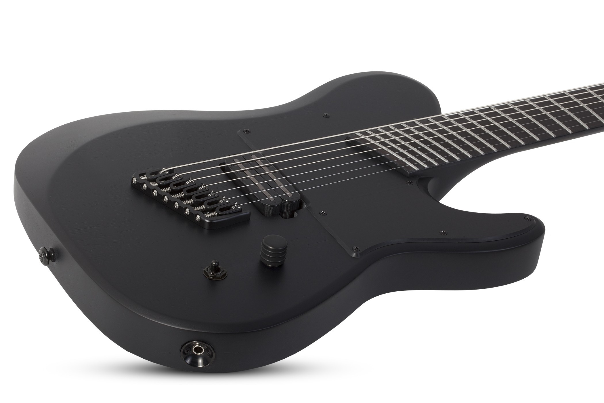 Galerijní obrázek č.2 7strunné SCHECTER PT-7 MS Black Ops - Satin Black Open Pore B-Stock