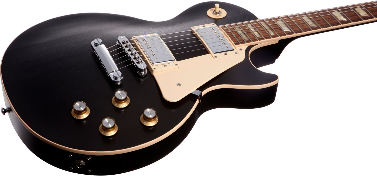 Galerijní obrázek č.2 Les Paul GIBSON Les Paul Traditional Solid Finish Ebony, Chrome hardware