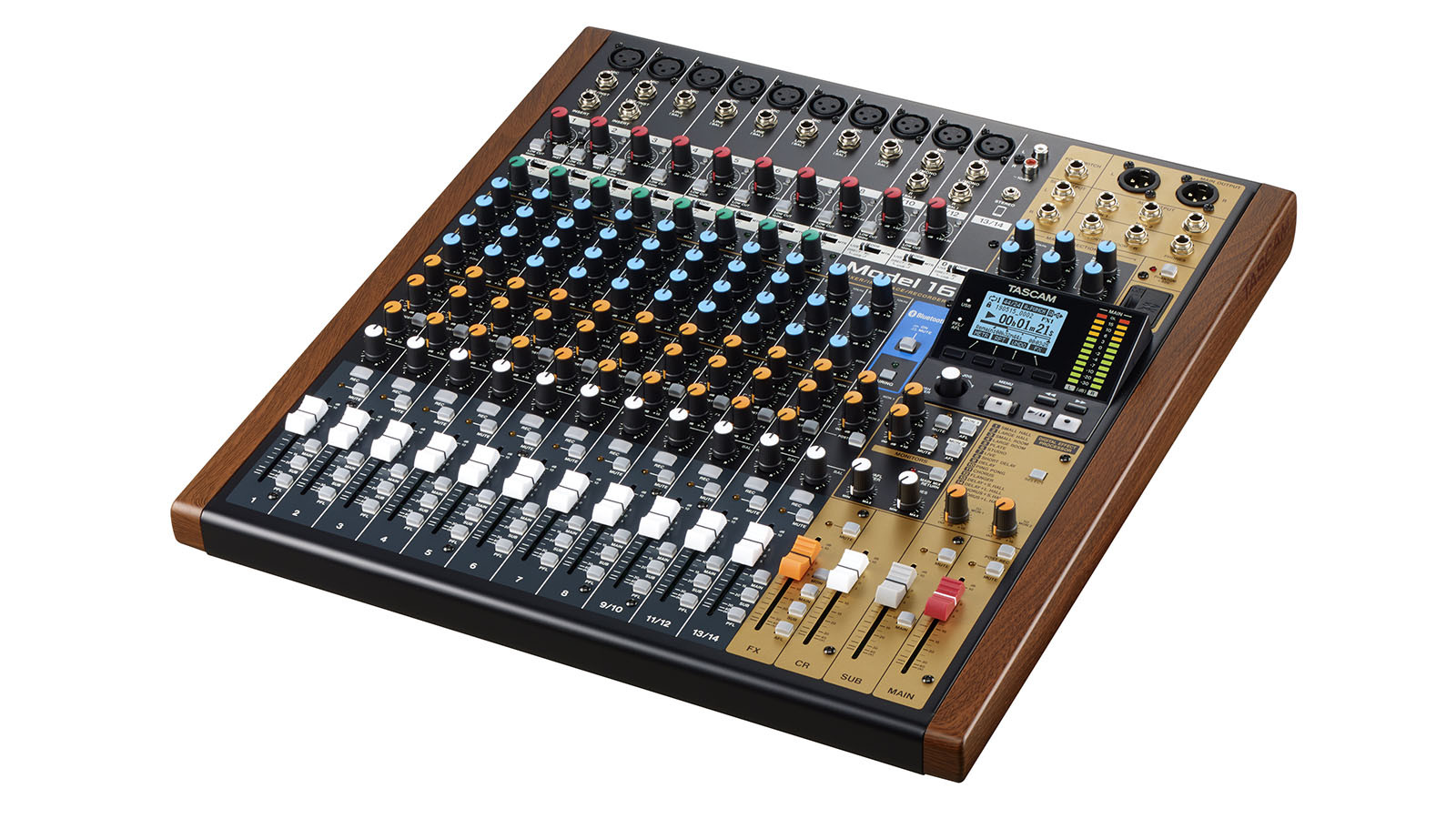 Galerijní obrázek č.3 Mixážní pulty s efektem TASCAM Model 16