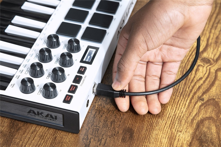 Galerijní obrázek č.8 MIDI keyboardy AKAI MPK mini MK3 White