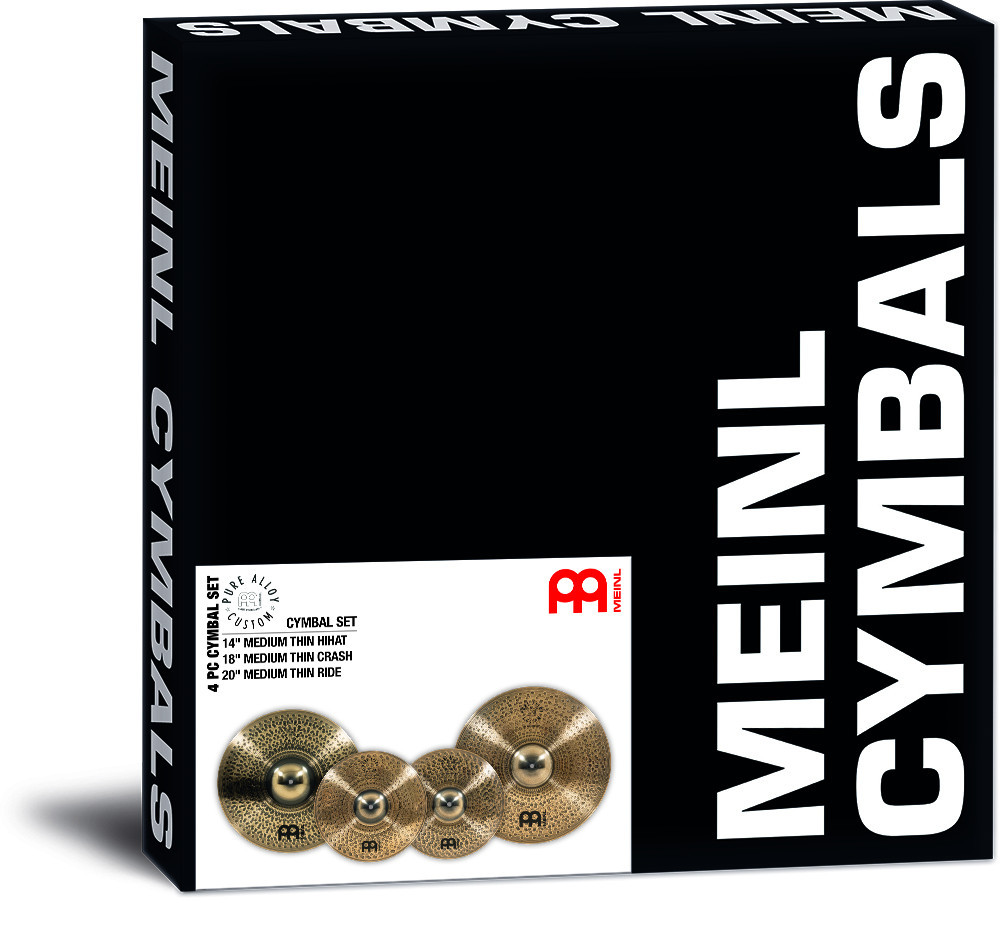 Galerijní obrázek č.5 Činelové sady MEINL PAC141820 Pure Alloy Custom Cymbal Set