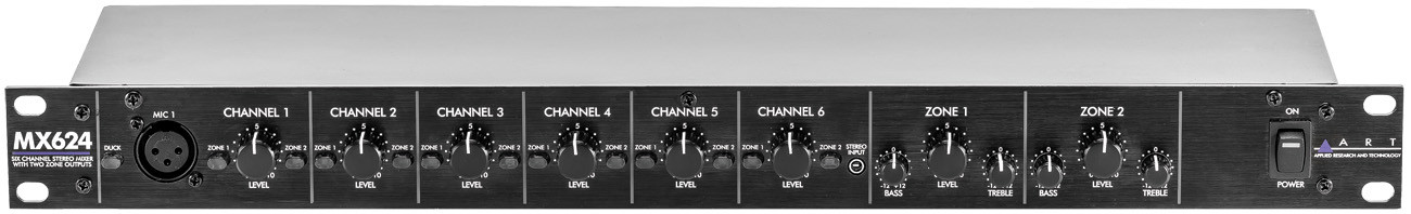 Hlavní obrázek Rackové, zónové a automatické mixážní pulty ART MX624