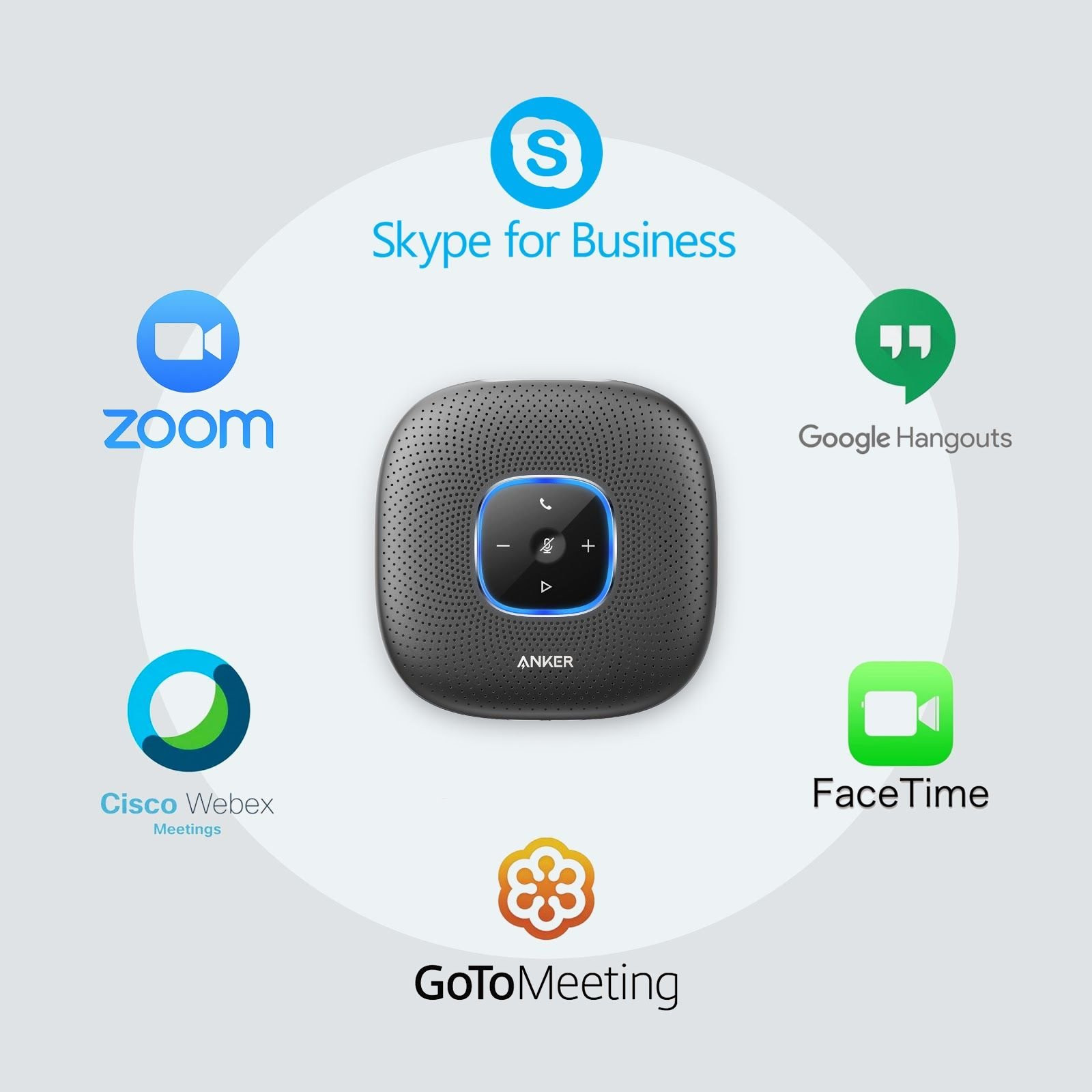 Galerijní obrázek č.4 Přenosné (na ven, na cesty) ANKER PowerConf Bluetooth Speakerphone (A3301G11)