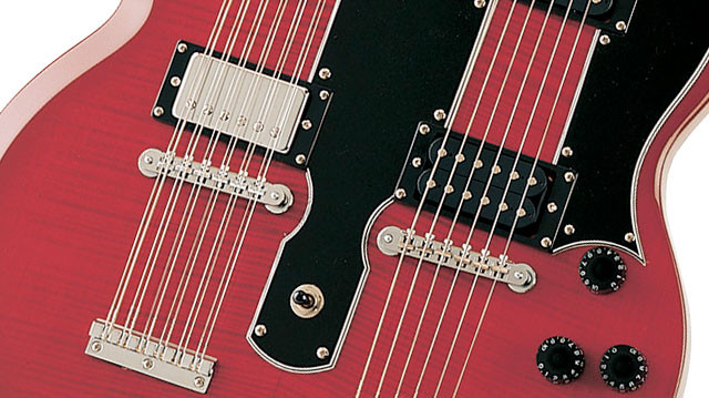 Galerijní obrázek č.2 SG EPIPHONE G-1275 Custom, Rosewood Fingerboards, DOUBLE NECK - Worn Cherry