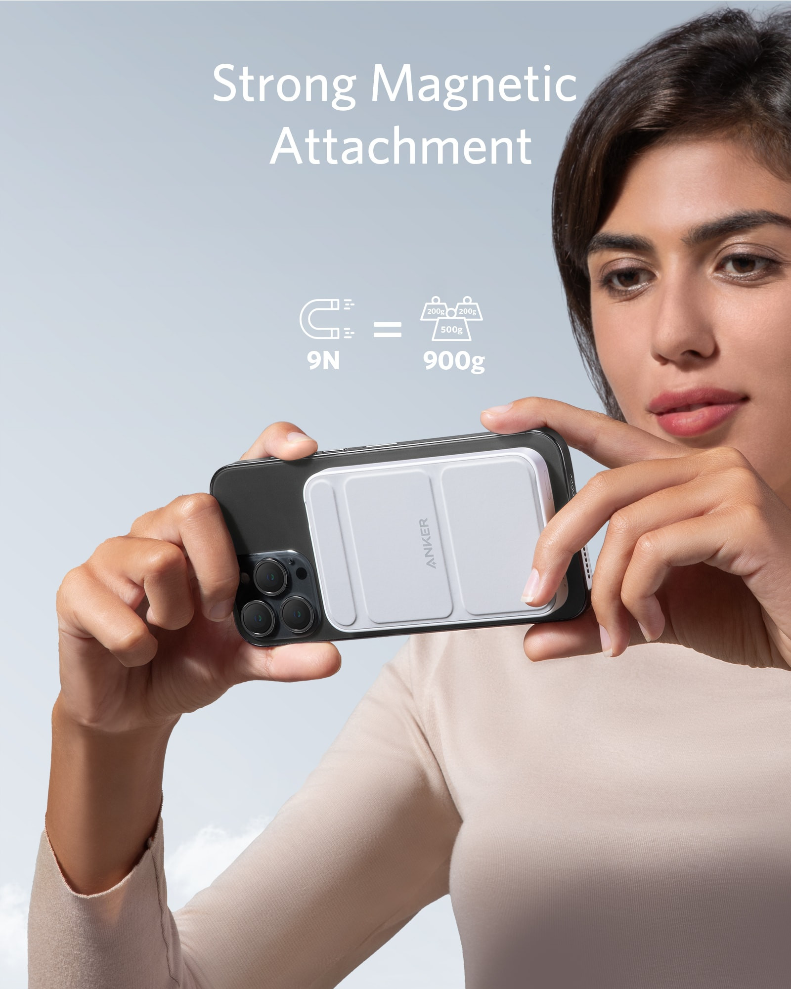 Galerijní obrázek č.4 Powerbanky a nabíječky ANKER PowerCore Mag-Go 5K, White