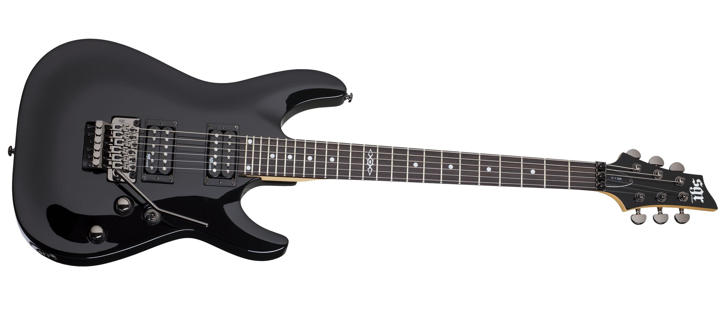 Hlavní obrázek Elektrické kytary SCHECTER SGR C-1 FR Gloss Black C-stock