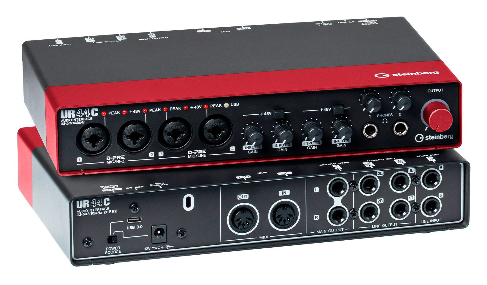 Galerijní obrázek č.1 USB zvukové karty STEINBERG UR44C RD
