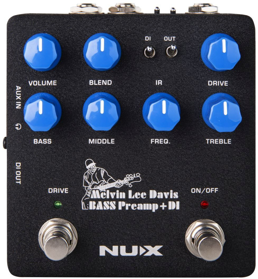 Hlavní obrázek Pedálové baskytarové efekty NUX NBP-5 MLD Bass Preamp + DI A-Stock