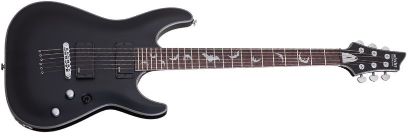 Hlavní obrázek Superstrat SCHECTER Damien Platinum 6, Rosewood Fingerboard - Satin Black