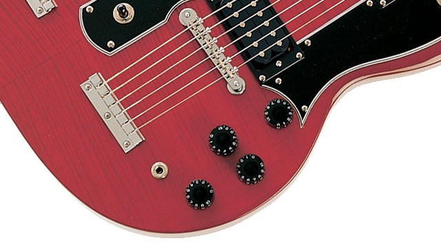 Galerijní obrázek č.1 SG EPIPHONE G-1275 Custom, Rosewood Fingerboards, DOUBLE NECK - Worn Cherry