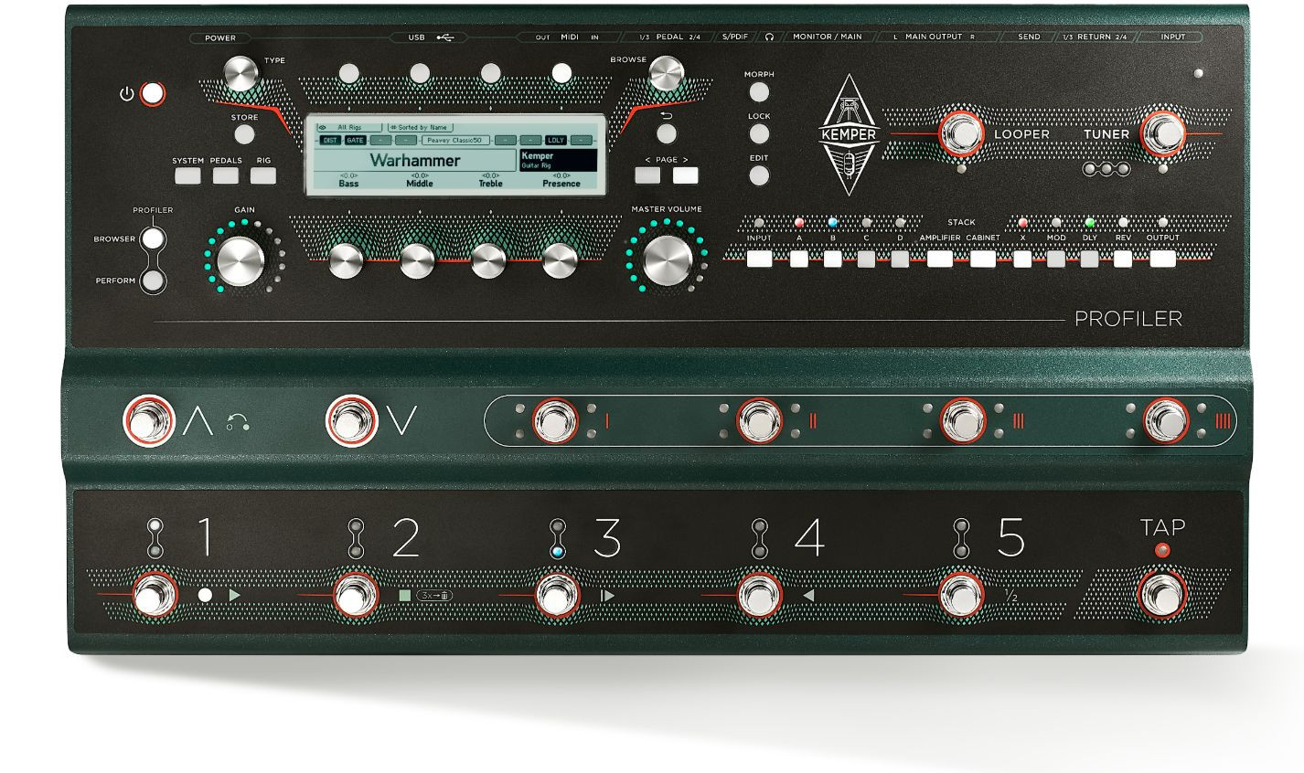 Galerijní obrázek č.1 Předzesilovače a koncové zesilovače KEMPER Profiler Stage