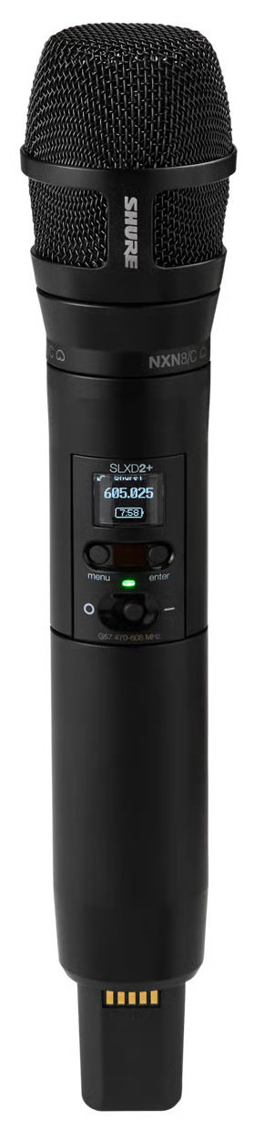 Galerijní obrázek č.2 S ručním mikrofonem SHURE SLXD24+E/N8C-K55