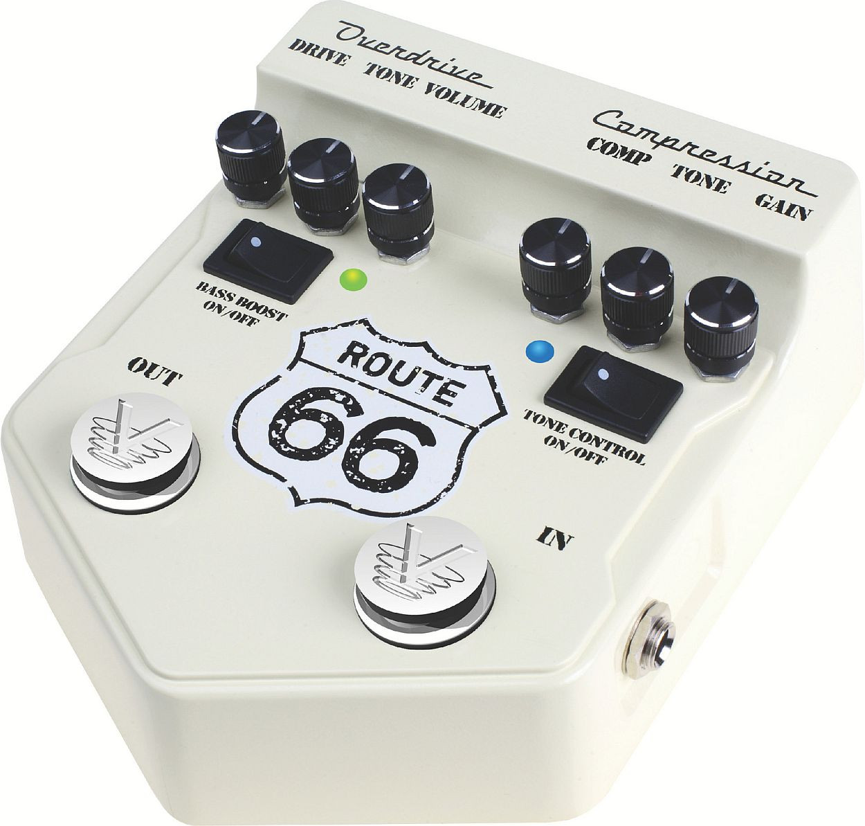 Hlavní obrázek Overdrive, distortion, fuzz, boost VISUAL SOUND Route 66