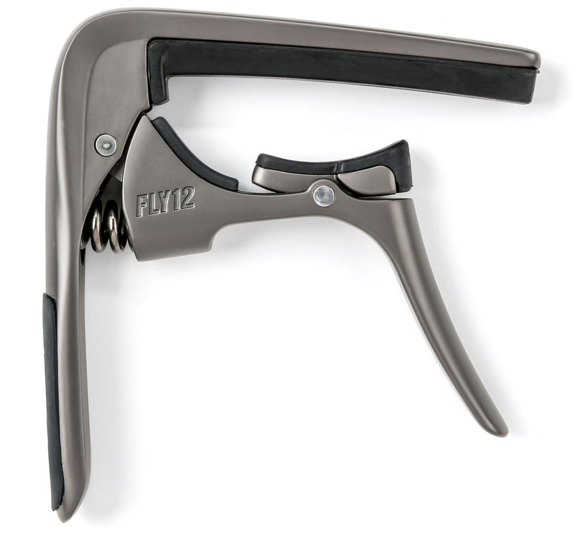 Hlavní obrázek Kapodastry pro akustické a elektrické kytary DUNLOP 66CGM TRIGGER FLY CAPO 12 STRING - GUN METAL