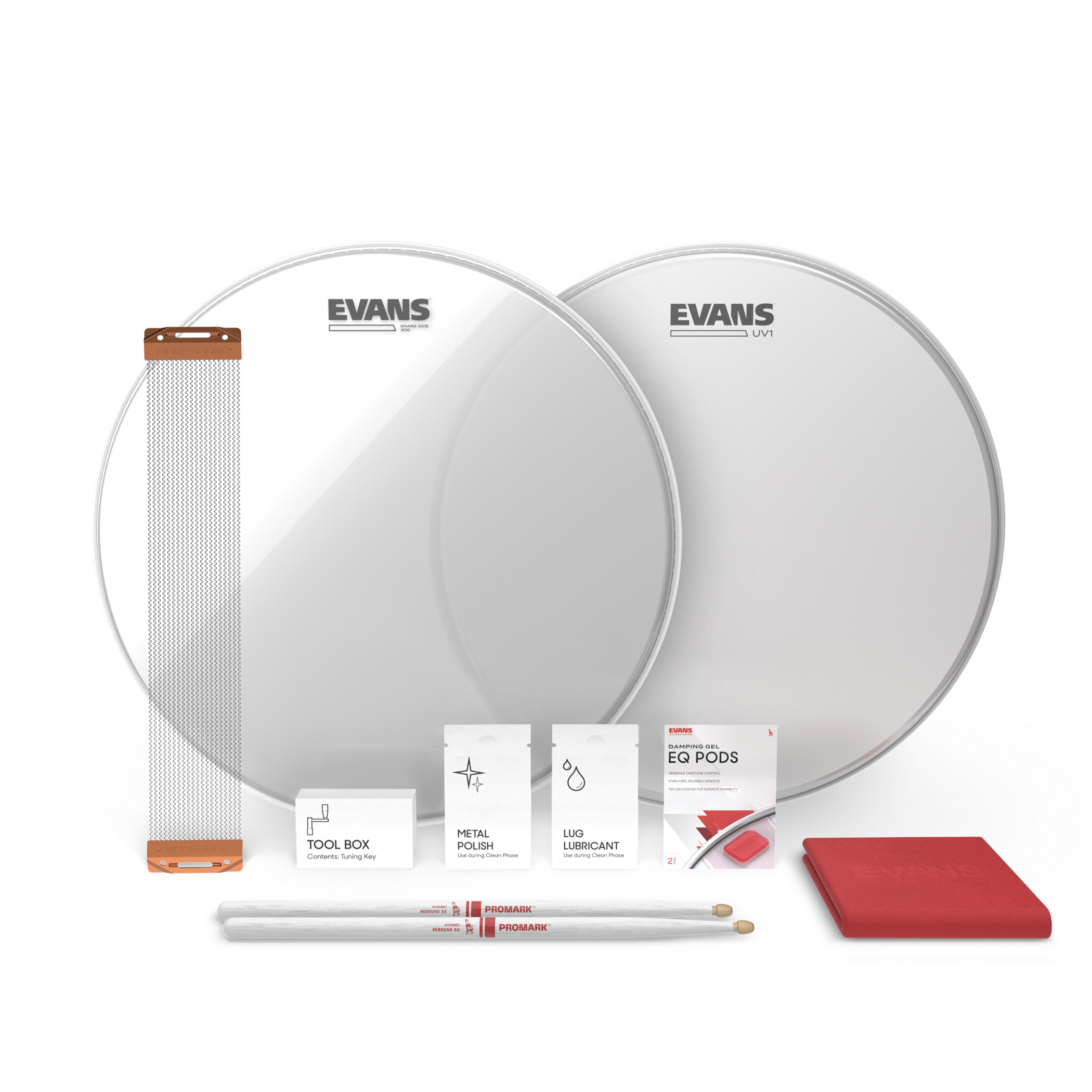 Hlavní obrázek Sady blan EVANS ESTUK-13UV1-1 Snare Tune Up Kit 13”
