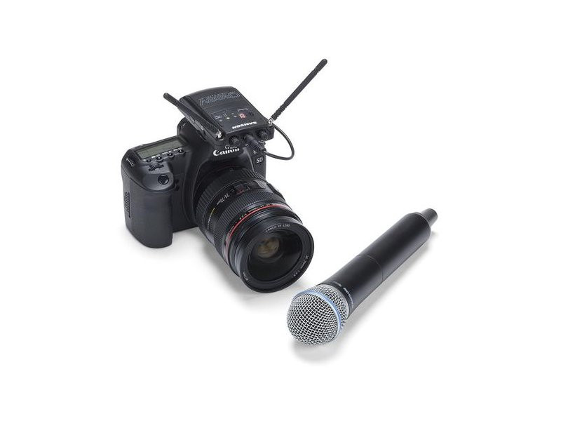 Galerijní obrázek č.2 S bateriovým přijímačem (ke kamerám) SAMSON Concert 88 Camera Handheld