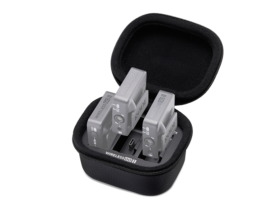 Galerijní obrázek č.1 Ostatní příslušenství k bezdrátovým systémům RODE Wireless GO II Charge Case