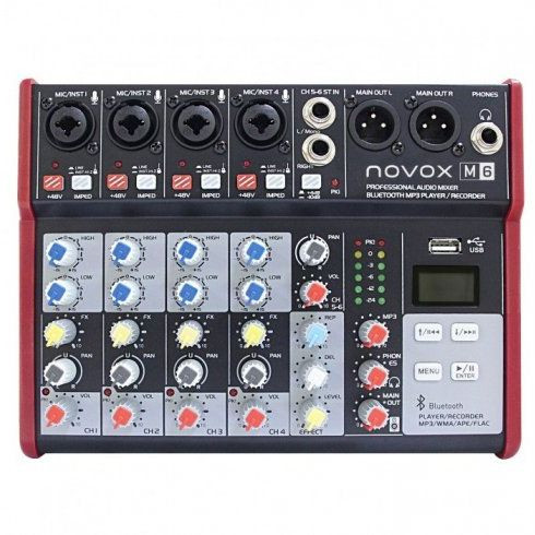 Hlavní obrázek Mixážní pulty s efektem NOVOX M6MKII