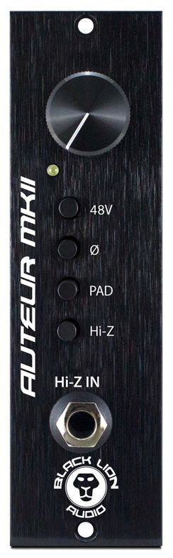 Hlavní obrázek API 500 a RackPack předzesilovače BLACK LION AUDIO Auteur mkII 500