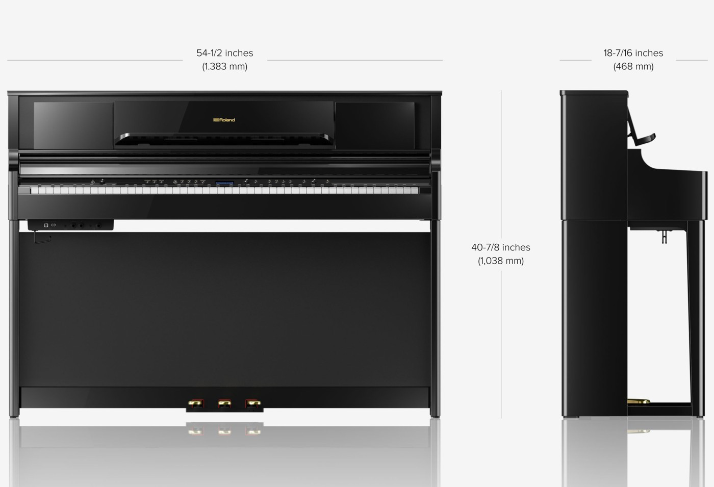 Galerijní obrázek č.3 Digitální piana ROLAND LX705-DR