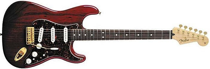 Hlavní obrázek ST - modely FENDER Deluxe Players Strat®, Rosewood Fingerboard, Crimson Red Transparent