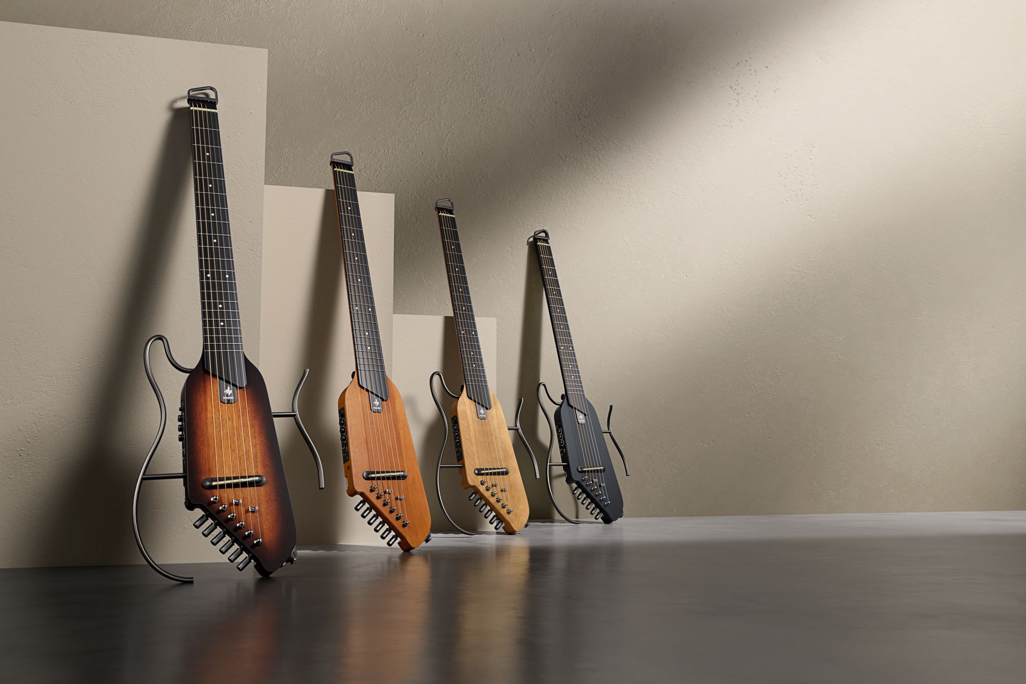 Galerijní obrázek č.13 Elektrické sety DONNER HUSH-I - Mahogany Sunburst