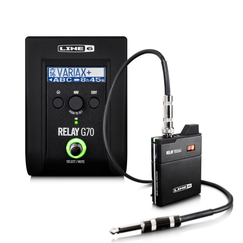 Galerijní obrázek č.1 Bezdrátové nástrojové systémy pro kytary a baskytary LINE 6 Relay G70