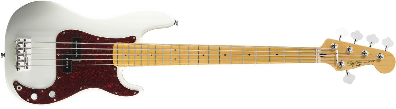 Hlavní obrázek 5strunné FENDER SQUIER Squier Vintage Modified Precision Bass V Olympic White Maple