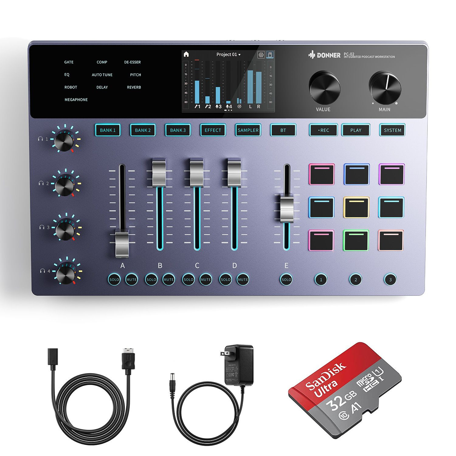 Galerijní obrázek č.3 USB zvukové karty DONNER Digital Console