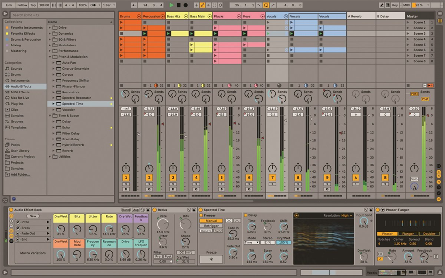 Hlavní obrázek Záznamový a multitrack software ABLETON Live 11 Intro