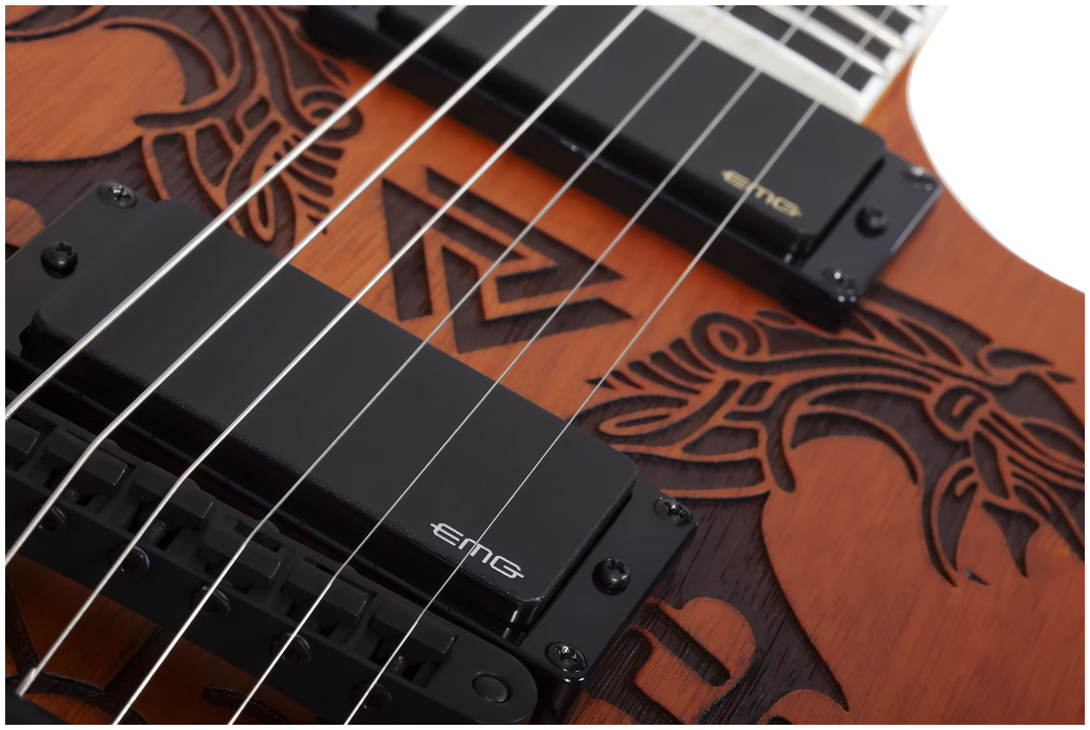 Galerijní obrázek č.3 Hard&heavy SCHECTER Wylde Audio Barbarian Carveworks - Natural Satin