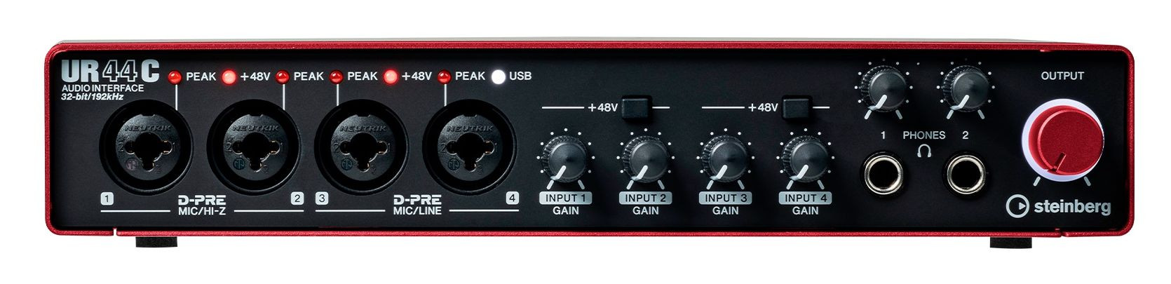 Galerijní obrázek č.2 USB zvukové karty STEINBERG UR44C RD