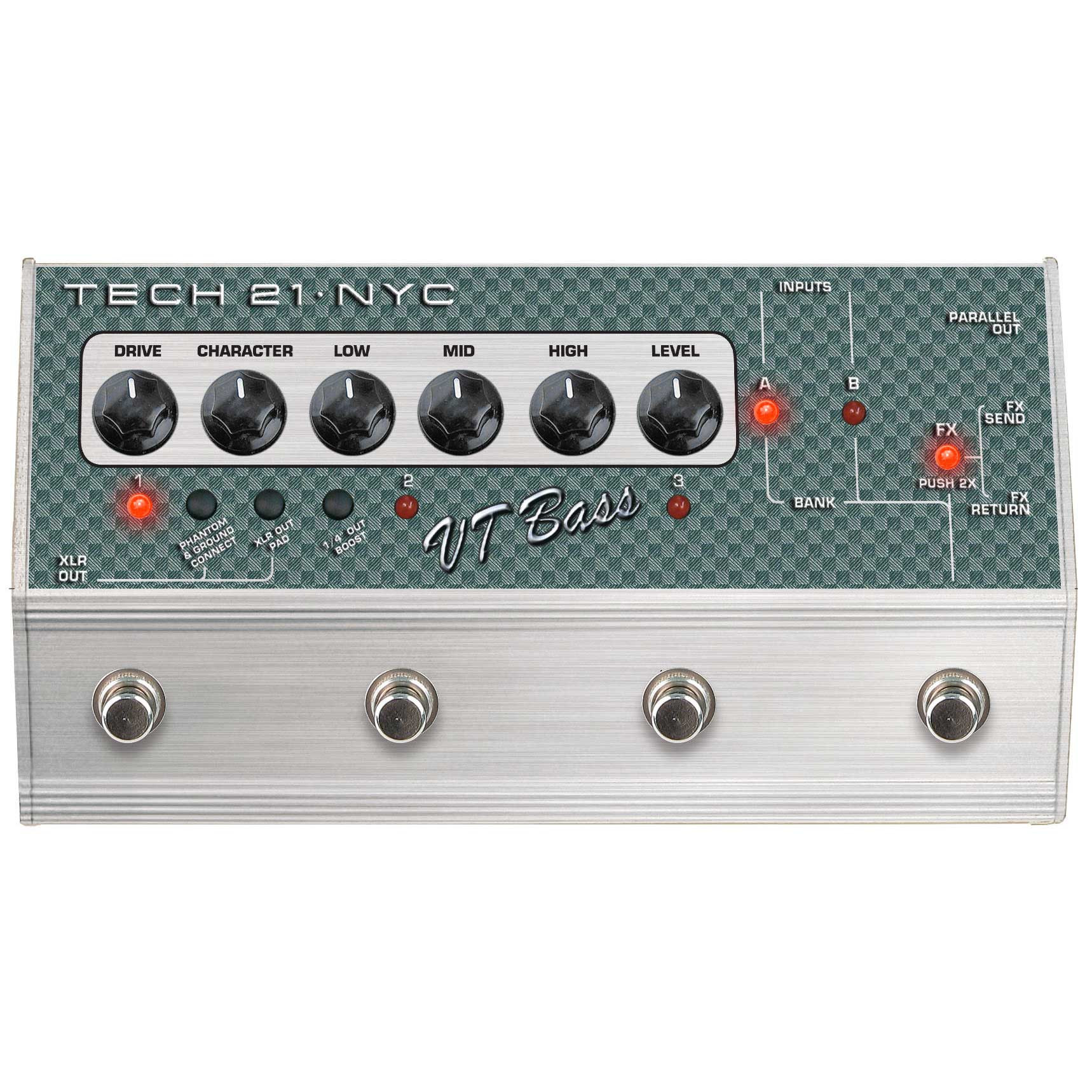 Hlavní obrázek Pedálové baskytarové efekty TECH 21 Character Series VT Bass Deluxe